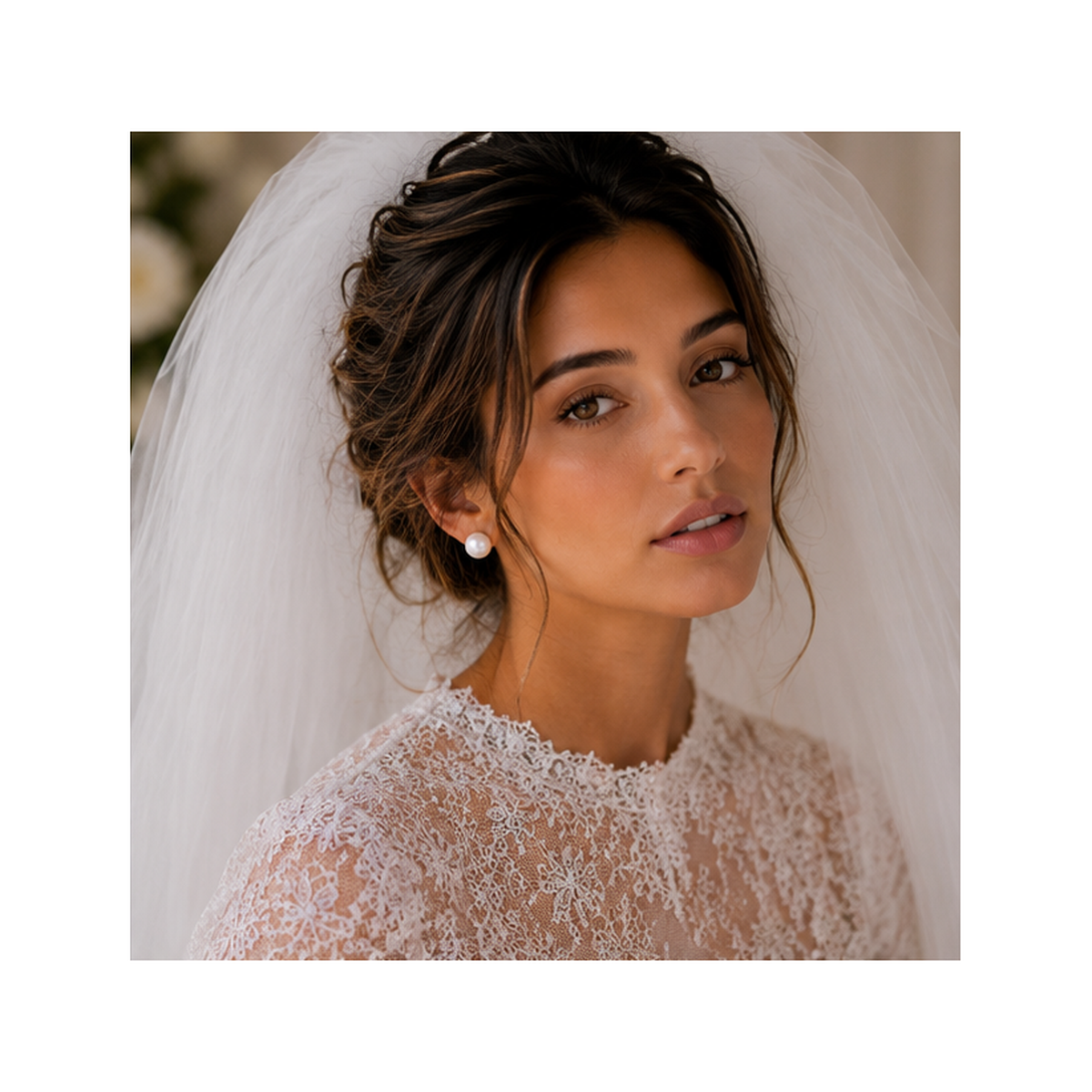 pearl bridal earring for weddings
