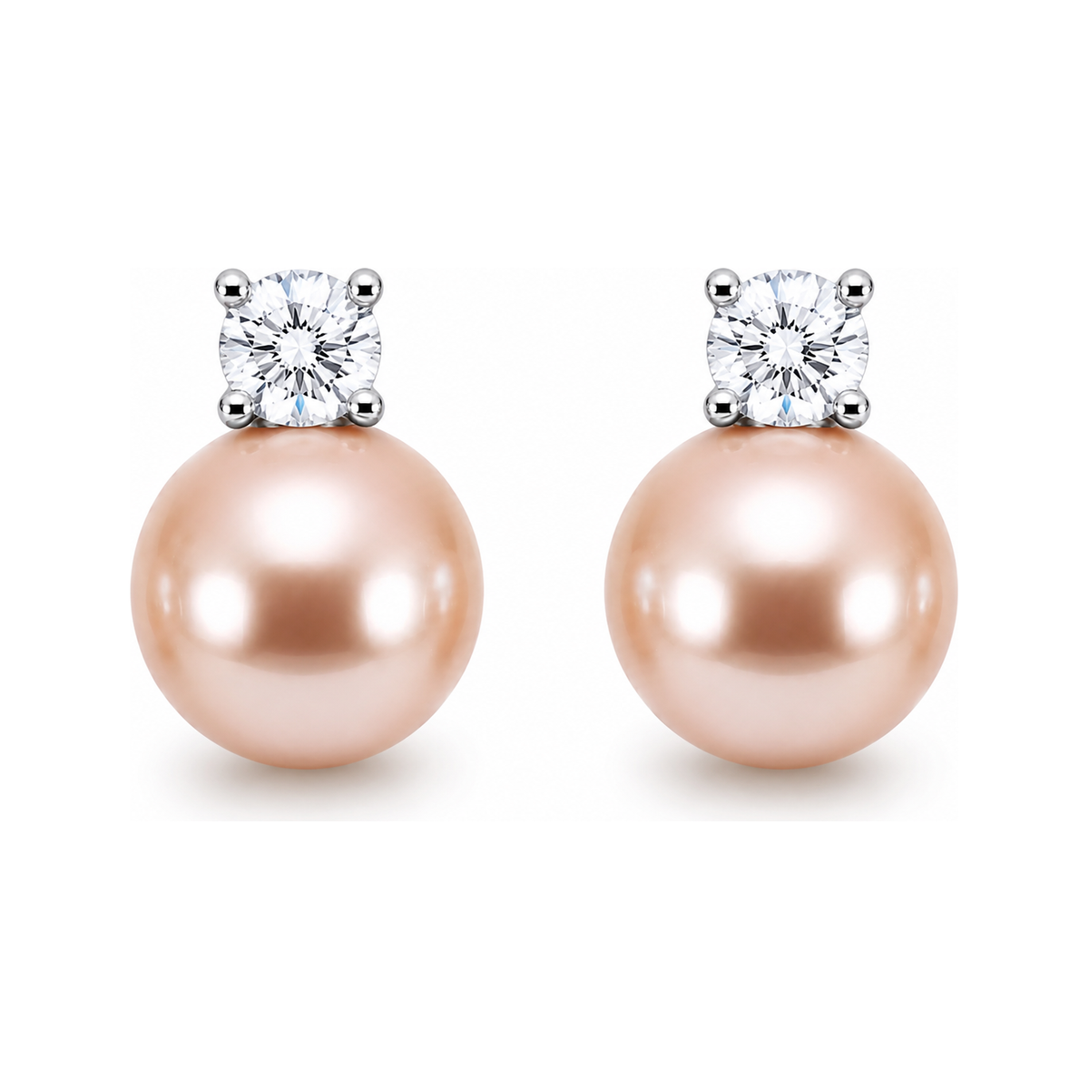 Estelle Diamond & Pearl Stud