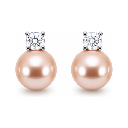 Estelle Diamond & Pearl Stud