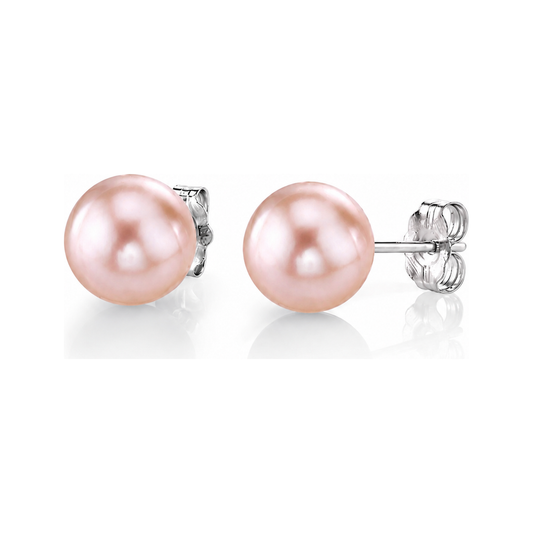 Rose sterling silver earring